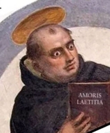amoris_laetitia ангел ахуй взгляд всрато выпучил_глаза книга нимб поп релегия рисунок роба смехуёчки язык:латинский // 496x600 // 33KB